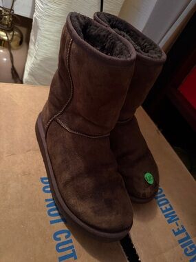 Cozy Brown Suede Winter Boots ugg
